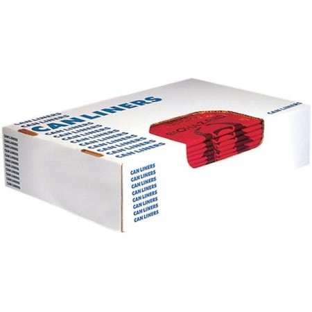 Heritage Bag Heritage Bag HERA6043PR 1.3 Mil Color-Coded Can Liner; Red HERA6043PR